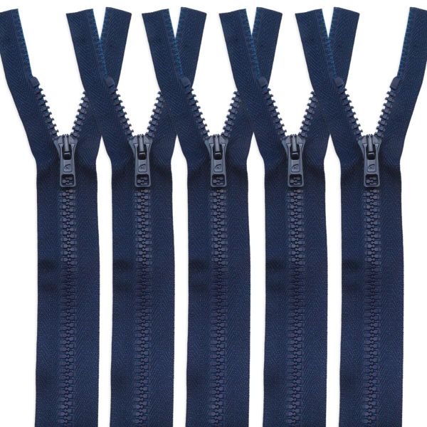 Молния трактор Arta Т6 (6 мм) 1 зам., разъем., 90 см, цв. 044 т.синий, уп.5 шт