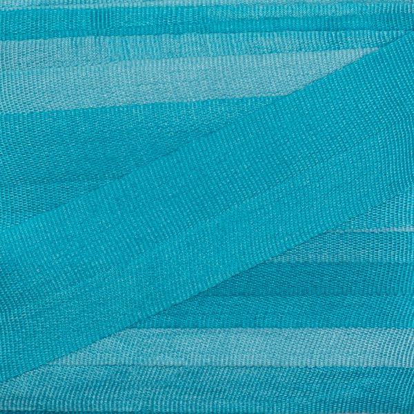 Лента (тесьма) шелковая 13.0 мм / 9.1±0.5 метров, M044 св.голубой/голубой, Gamma SRM-13