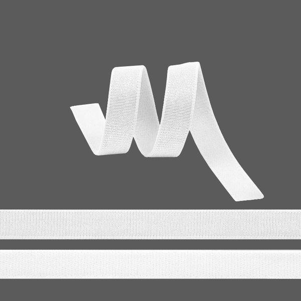 Резинка бельевая (бретелечная) 12.0 мм / 1000 метров, RBB05 белый F101