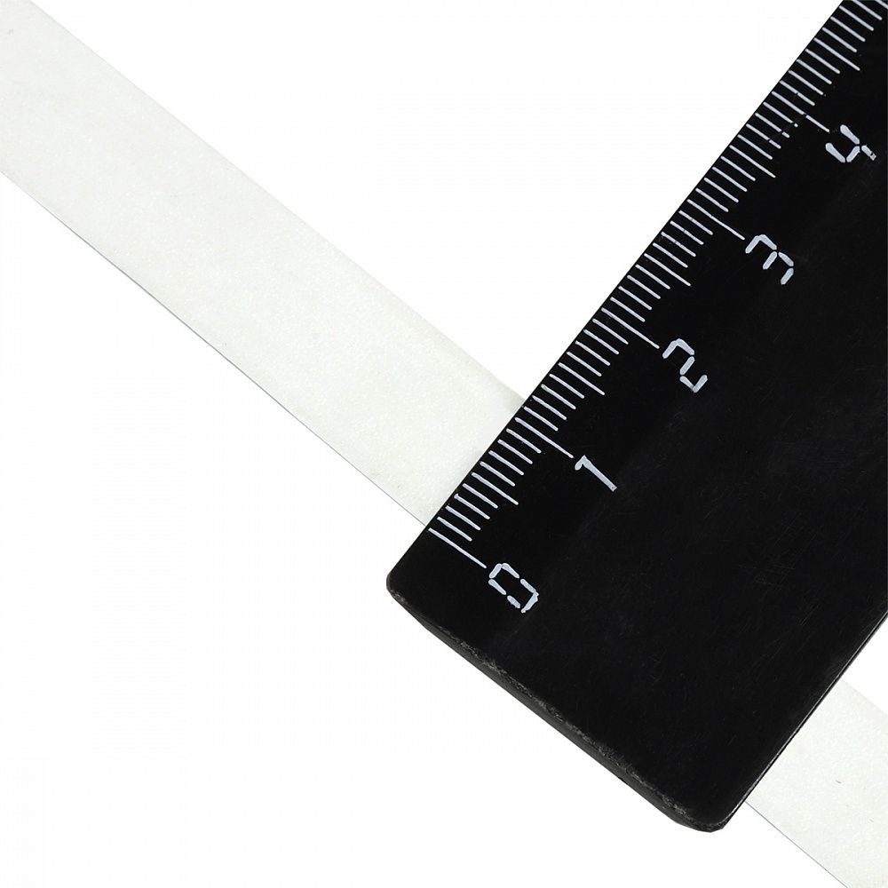 Резинка силиконовая (лента) 12.0 мм / 50 метров, толщ. 0.3 мм, блестящая, 38001