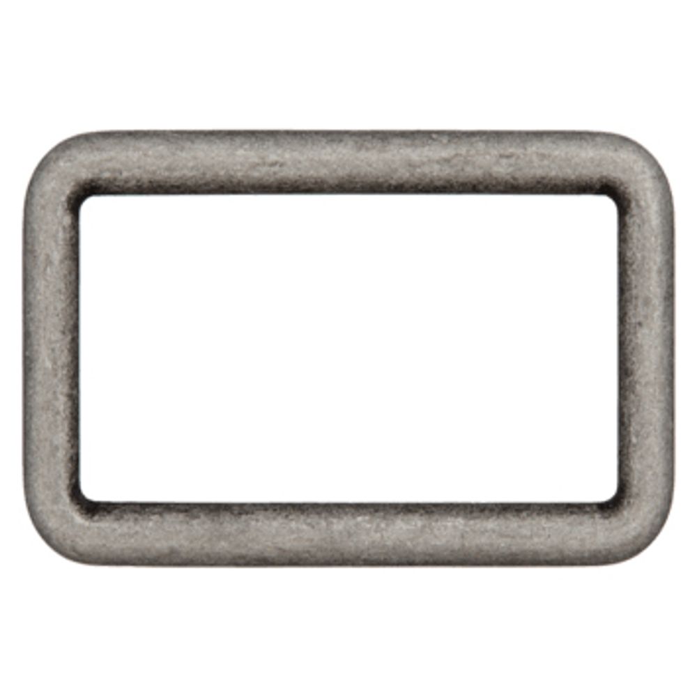 Прямоугольник металлический 25 мм Union Knopf 25 мм, цв. серебро, 1 шт