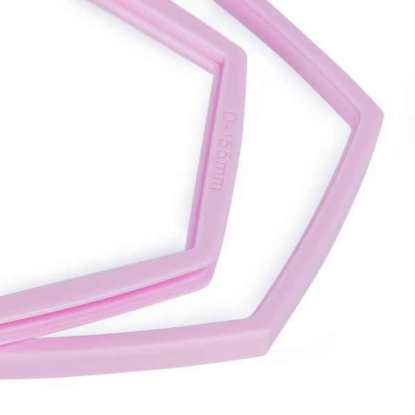 Пяльцы шестигранник 15.5х14 см, пластик, 1 шт, Gamma HPW