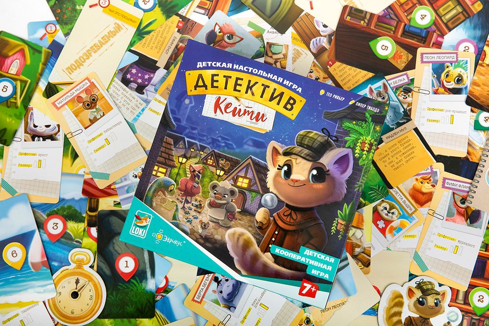 Игра настольная Детектив Кейти, Эврикус PG-17361