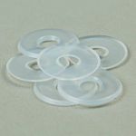 Кольцо уплотнительное пластик под кнопку ⌀6.5 мм (внешн. 11 мм), ≈1000 шт