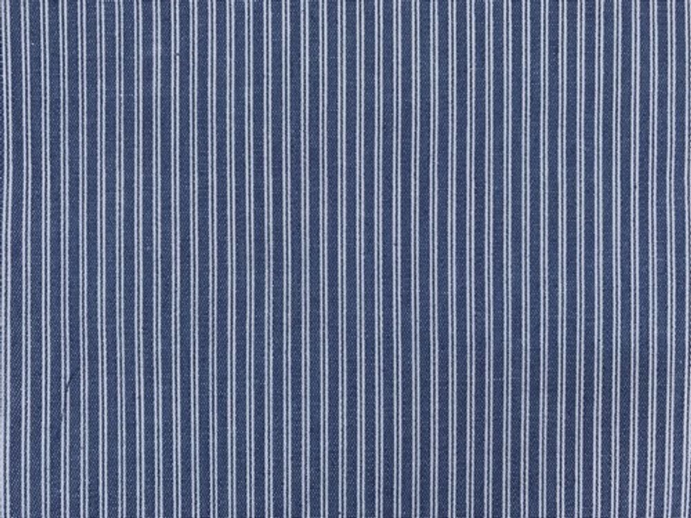Ткань джинс Полоска-2 (40%п/э, 60%х/б) 48х50 см цв. синий