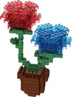 Конструктор пластиковый №02 Роза 177 элемент, Поделкин PLK-02