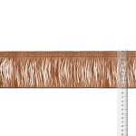 Бахрома отделочная 90.0 мм / 25 метров, 193 коричневый, Gamma 117