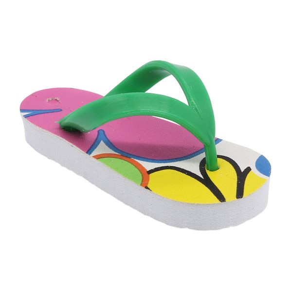 Сланцы в цветы для брелока 6х1,5см (зеленый), AR1060