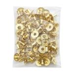 Часть кнопки Альфа (S-образная) ⌀11 мм (D-часть), 520 золото, 100 шт, S090516, BIG