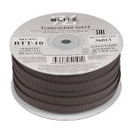 Лента тоннельная (чехол для косточек) 10.0 мм / 25 метров, №013 т.серый, Blitz BTT-10