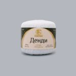 Пряжа Камтекс Денди / уп.10 мот. по 50 г, 330 м, 002 отбелка