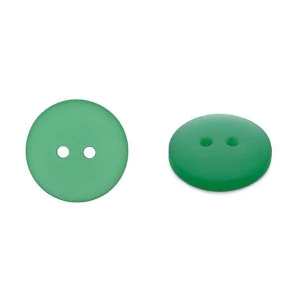Пуговицы на 2 прокола 22L (14мм), пластик (col.34 светло-зеленый), CR-K18M, 144 шт