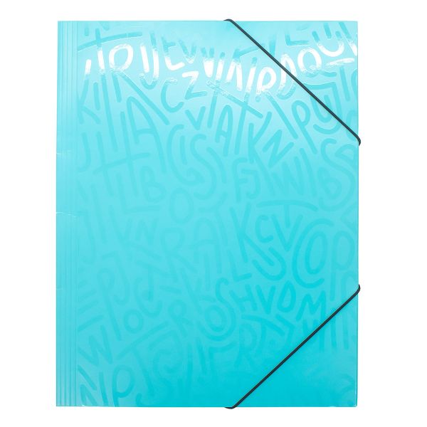 Папка на резинке Lamark Delight Time, картон, 240х310х27, цвет лед LAMARK110