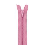 Молния спираль (витая) брючная Т3 (3 мм) 1 зам., н/раз., 20 см, автомат, чайн.роза авт. 20 см, ГР, 30124, 10 шт