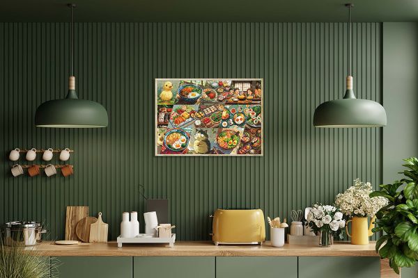 Пазл 1000 элементов, Вкус азиатской жизни, Фрея PZL-1000/58