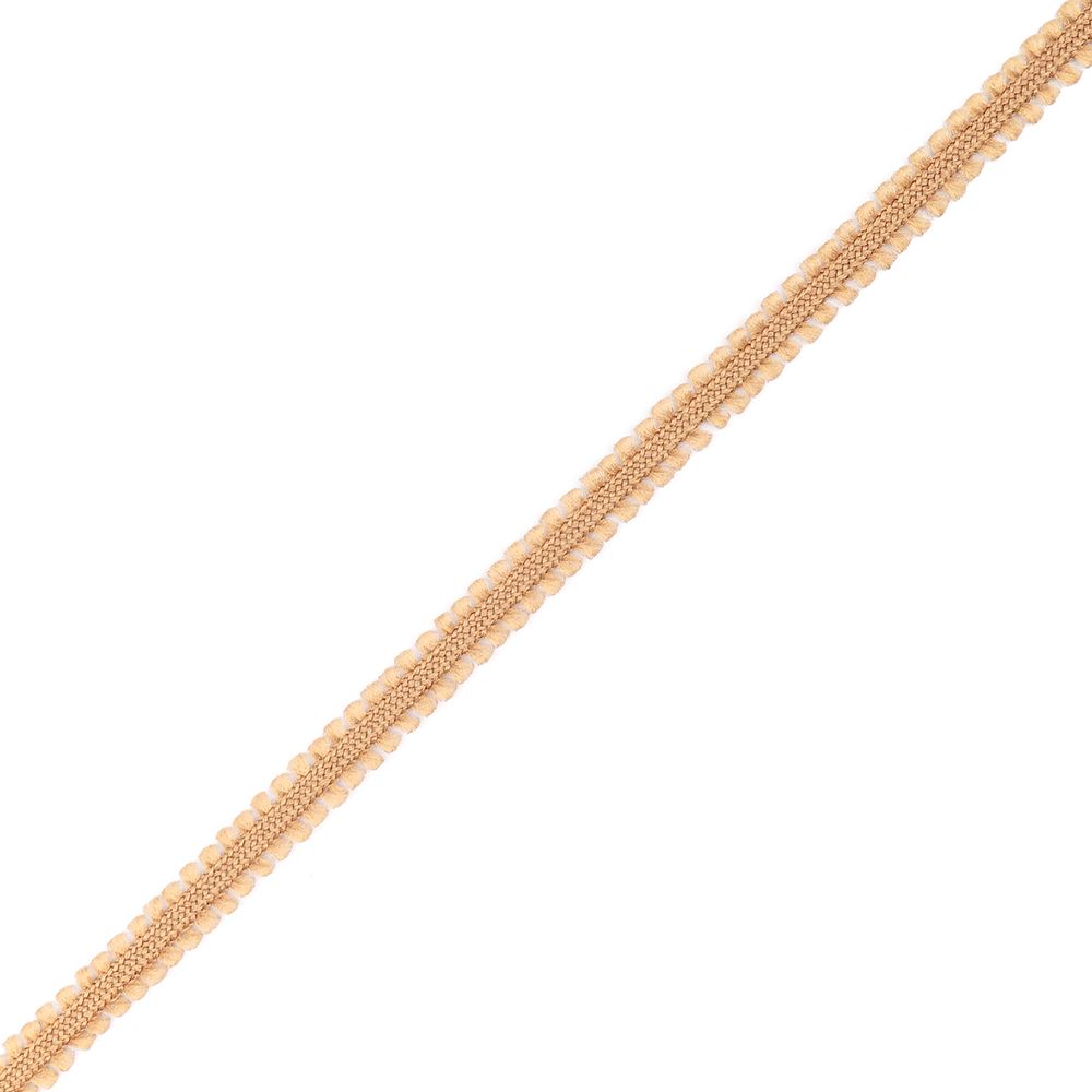 Шнур отделочный сороконожка ⌀5.0 мм / 30 метров, бежевый, С873