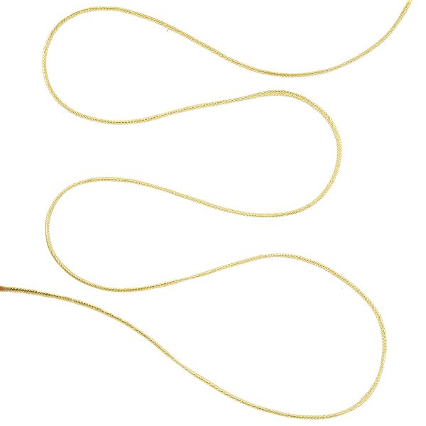 Шнур металлизированный ⌀2.0 мм / 30 метров, золото