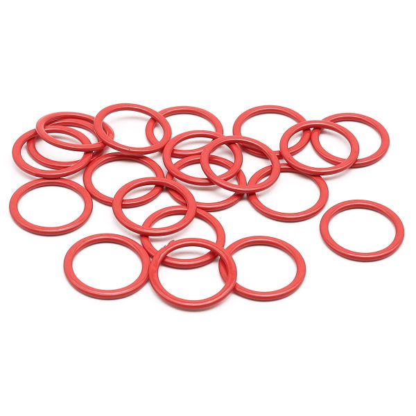 Кольца для бюстгальтера металл ⌀11.0 мм, 20 шт, C820 красный, ГВ800