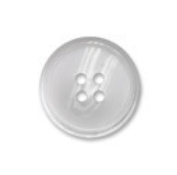 Пуговицы 4 прокола костюмные 15 мм, 36 шт, А001 белый, Gamma VX 0033