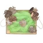 Деревянный ящик для оформления подарка с наполнением №2,20х25 см