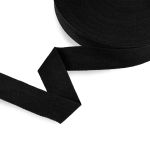 Тесьма (лента) киперная (100 х/б) 35 мм / 50 метров, черный/black, Gamma TCT-35