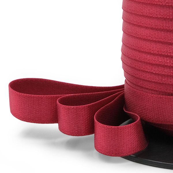 Резинка бельевая (бретелечная) 15.0 мм / 50 метров, бордовый, (ML200.015/1)