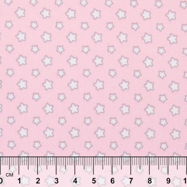 Ткань для пэчворка Peppy Молочные сны фланель, отрез 100х110 см, 175 г/м², МС-11 розовый, Peppy