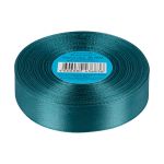 Лента атласная 1-сторонняя 25.0 мм / 33±2 метра, 092 т-зеленый, Gamma