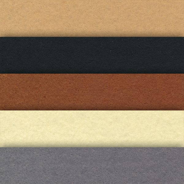 Фетр листовой 1.0 мм, 20х30 см, 5 шт, ассорти 4, Blitz FKC10-20/30