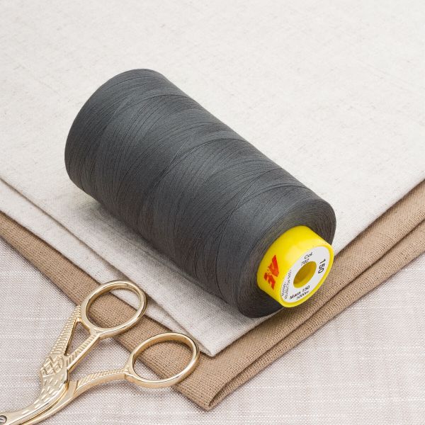 Нитка особо тонкая Gutermann Mara №150 (150/2), 5000 м, 713961, цв. 702 мышино-серый, 1 катушка