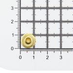 Часть кнопки Альфа (S-образная) ⌀11 мм (D-часть), 520 золото, 100 шт, S090516, BIG