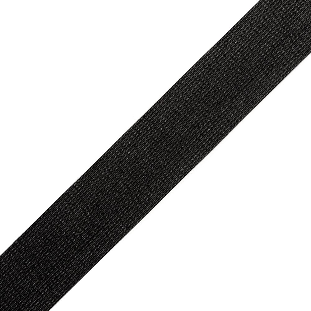 Резинка вязаная 40.0 мм / 40 метров, стандартная 3.9-4.3 г/п.м., черный