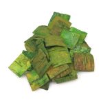 Декоративные элементы из коры дерева "Квадратики", 3см, 30 шт/уп, зеленый