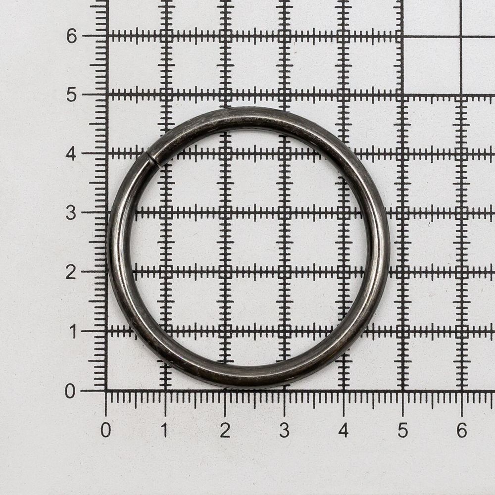 Кольцо разъемное металл in ⌀40 мм (44 мм внешн.), чер.никель, 100 шт