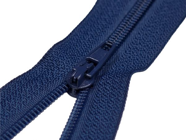 Молния спираль (витая) (цв.SBS) брючная Т3 (3 мм) 1 зам., н/раз., 20 см, автомат, S-919 синий, 100 шт