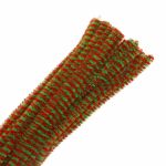 Проволока синельная двухцветная 6 мм / 300мм, 30 шт, Astra&Craft (B-058 красный/зеленый)