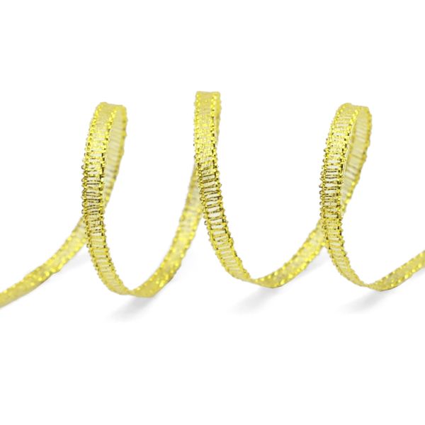 Лента металлизированная 3.0 мм, 100м 0080-0300 (золото)