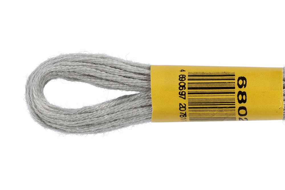 Мулине ПНК им.Кирова цв.6802 (112) серо-голубой, Россия, 24 мотка по 8 метров