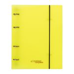 Папка-обложка для сменного тетрадного блока на 4 кольцах A5+ 700 мкм 20 мм, 1 шт, ⌀- 20 мм, желтый EC21140009, Expert Complete EC21140009