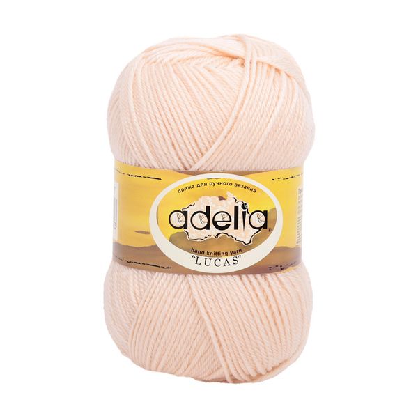 Пряжа Adelia Lucas / уп.5 мот. по 100г, 218м, 27 св.бежевый