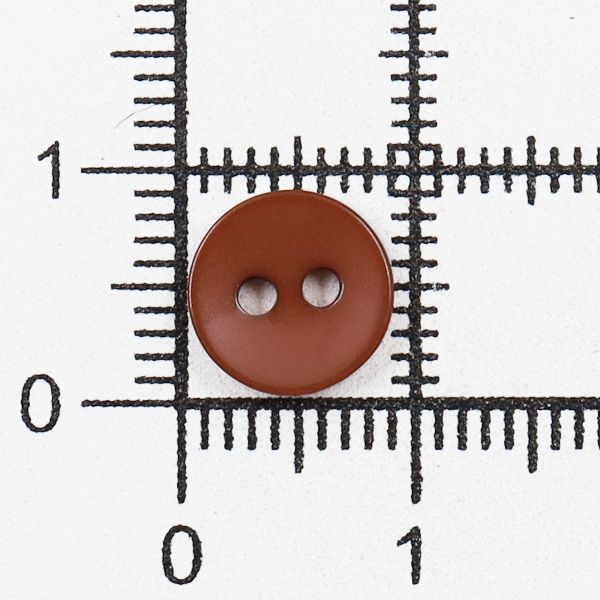Пуговицы 2 прокола 14L, 9 мм, (Brown (коричневый)), NE74, 144 шт