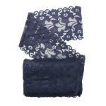 Кружево бельевое эластичное 150 мм / 13.72 м, цв. C147 т.синий