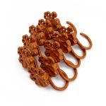 Крючки шторные для карниза навесные ⌀6 мм, 10 шт, 04 под дерево, Sofi H20