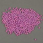 Бусины пластик (перламутр) ⌀6 мм, цв. 093 т.сиреневый, 50 гр. (483 шт), Magic4Hobby