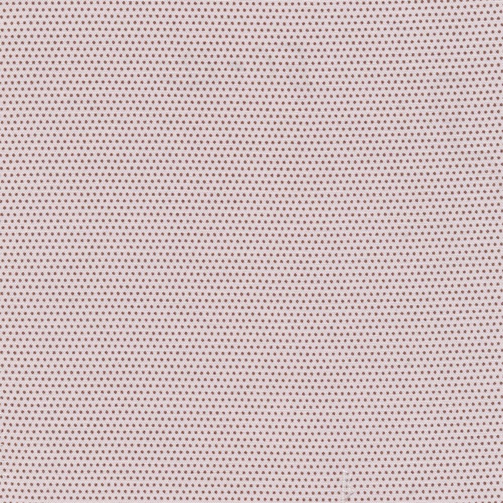 Ткань для пэчворка Peppy Бабушкин сундучок, рулон 112 см / 5 метров, БС-12 мл.горох коричневый, Peppy