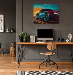 Алмазная (кристальная) мозаика Фрея, Провожая закат 40х30 см