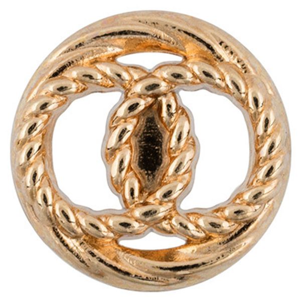 Пуговицы металл 11 мм, 6 шт, 30 золото, Blitz MB 0262