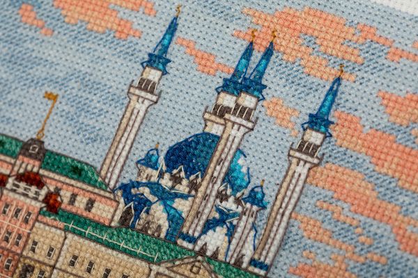 Набор для вышивания нитками Panna, Осенняя Казань, 14х36.5 см, Panna