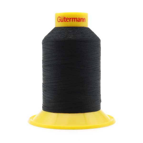 Нитка эластичная Gutermann Maraflex 120, 1500 м, 716936, _000 черный, 1 катушка