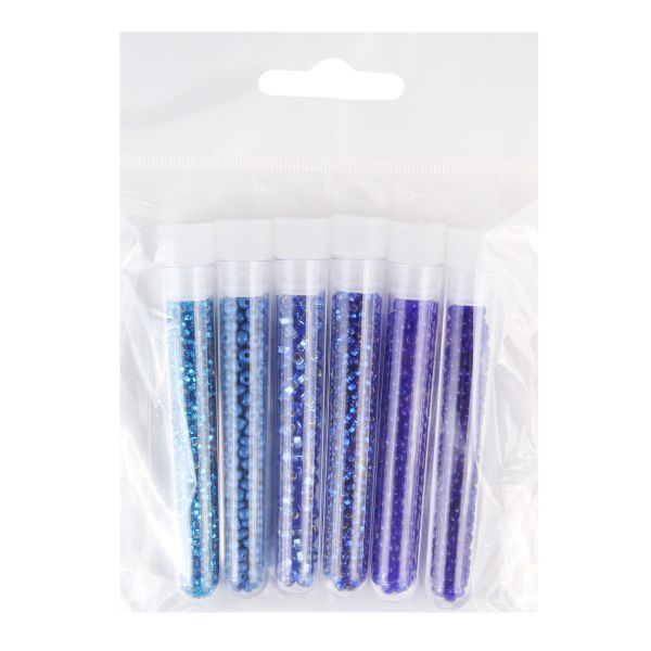 Набор бисера Preciosa 12, размеры 6-10/0 (2.3 мм),6 цветов, 6, ±0,5 гр